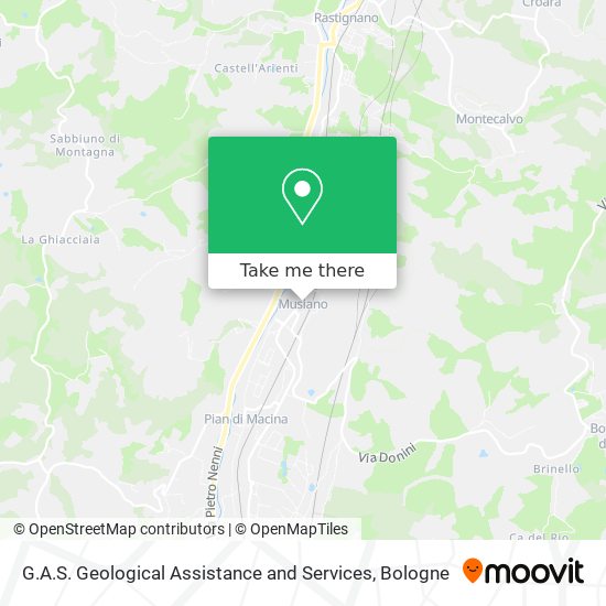 G.A.S. Geological Assistance and Services map