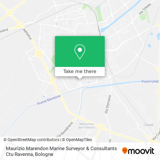 Maurizio Marendon Marine Surveyor & Consultants Ctu Ravenna map