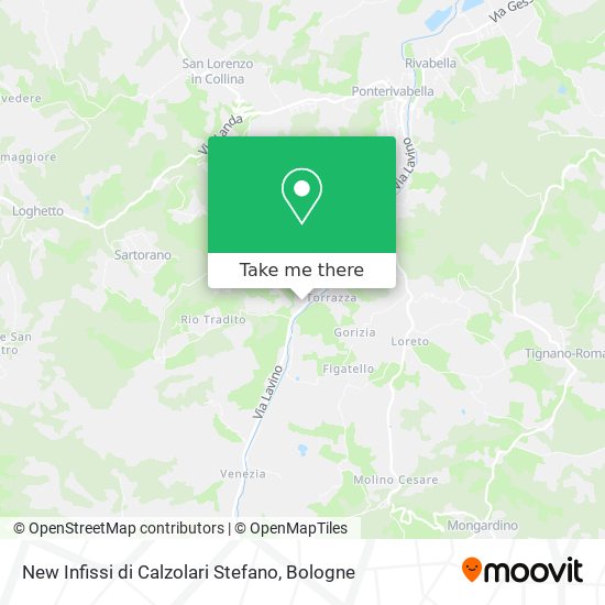 New Infissi di Calzolari Stefano map
