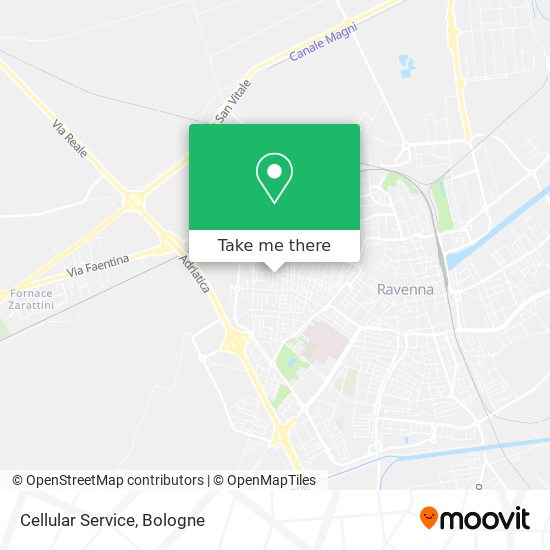 Cellular Service map