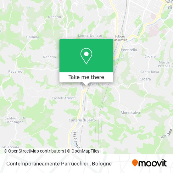 Contemporaneamente Parrucchieri map