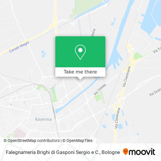 Falegnameria Brighi di Gasponi Sergio e C. map