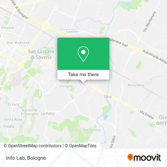 Info Lab map