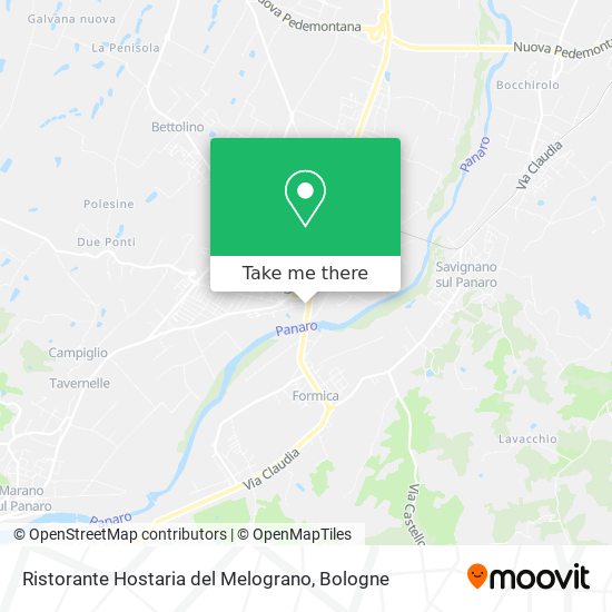 Ristorante Hostaria del Melograno map