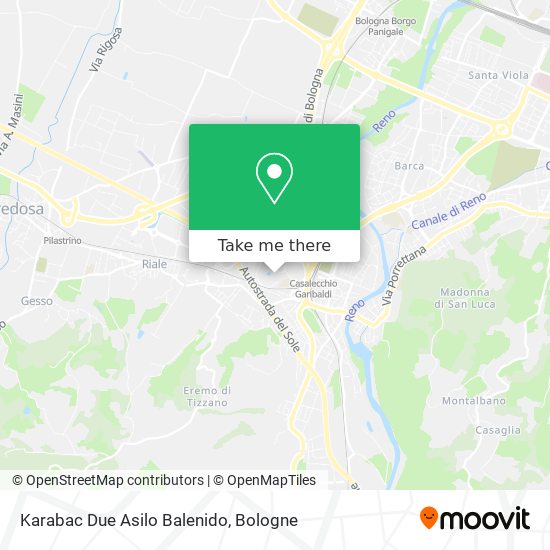 Karabac Due Asilo Balenido map