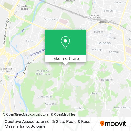 Obiettivo Assicurazioni di Di Sisto Paolo & Rossi Massimiliano map