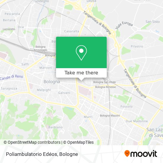 Poliambulatorio Edéos map
