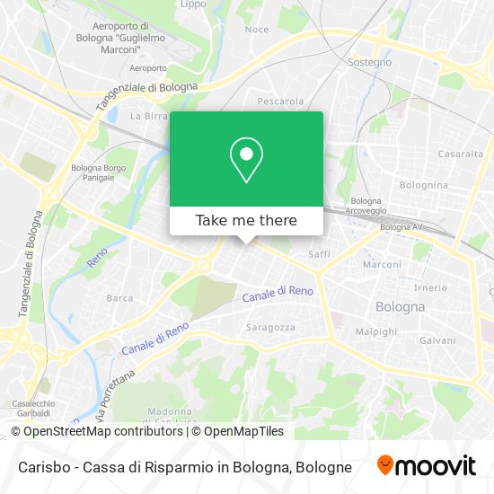 Carisbo - Cassa di Risparmio in Bologna map
