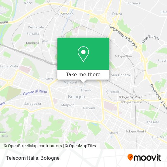 Telecom Italia map