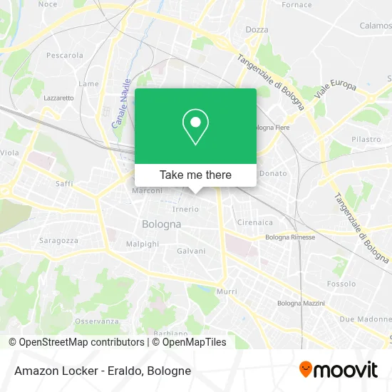 Amazon Locker - Eraldo map