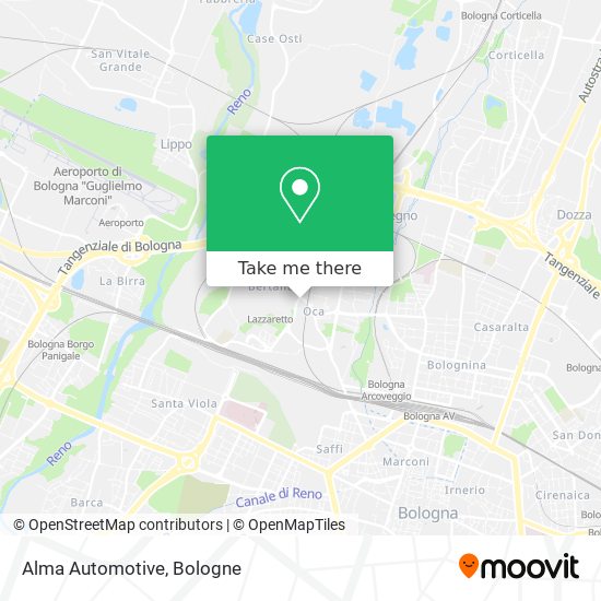 Alma Automotive map