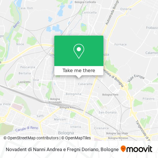 Novadent di Nanni Andrea e Fregni Doriano map