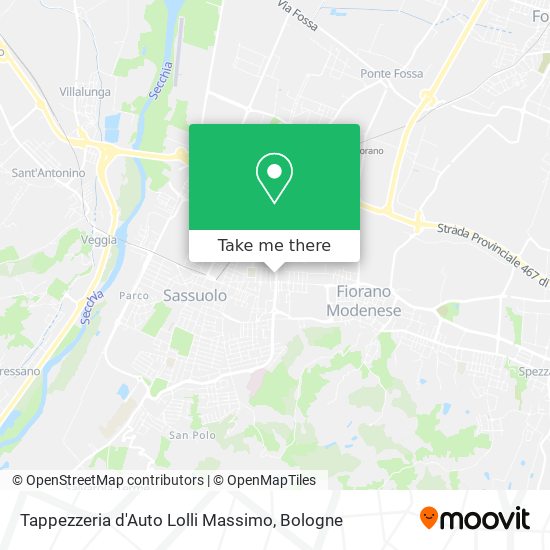 Tappezzeria d'Auto Lolli Massimo map