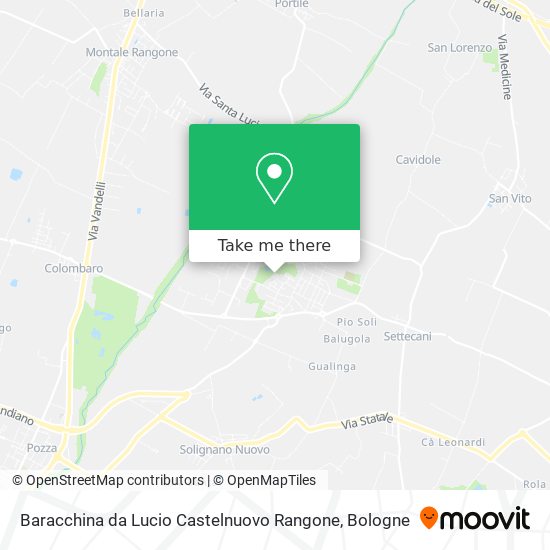 Baracchina da Lucio Castelnuovo Rangone map