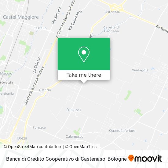 Banca di Credito Cooperativo di Castenaso map