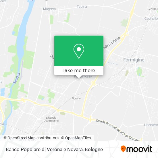 Banco Popolare di Verona e Novara map