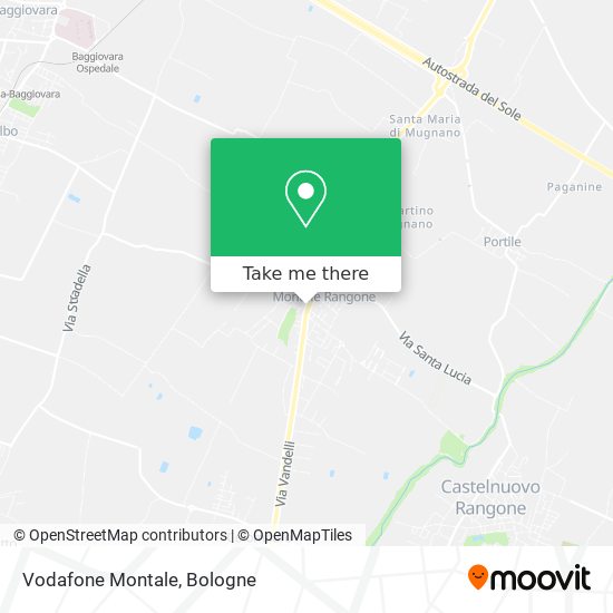 Vodafone Montale map