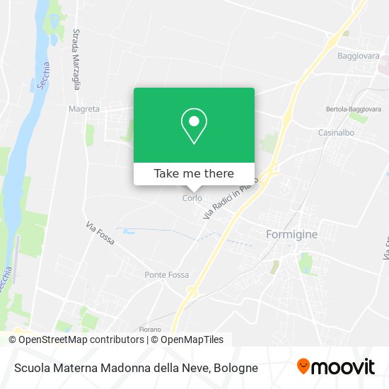 Scuola Materna Madonna della Neve map