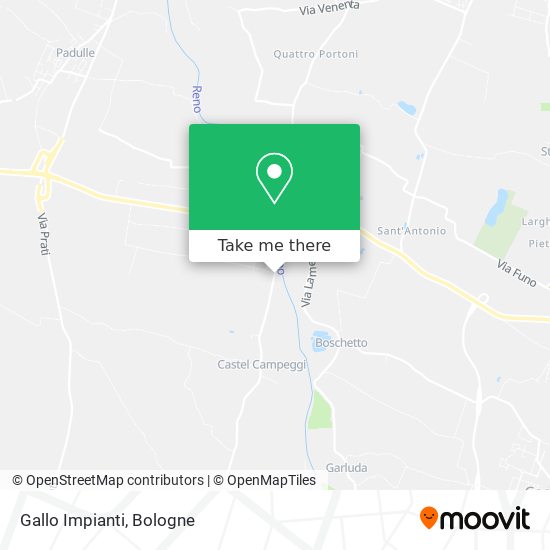 Gallo Impianti map