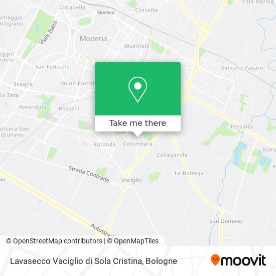 Lavasecco Vaciglio di Sola Cristina map