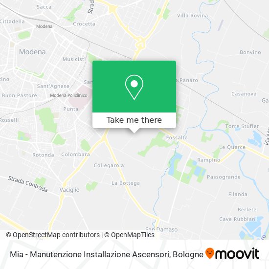 Mia - Manutenzione Installazione Ascensori map