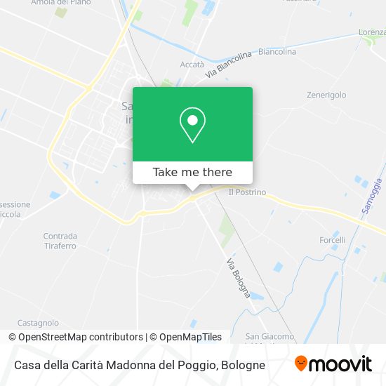 Casa della Carità Madonna del Poggio map