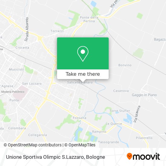 Unione Sportiva Olimpic S.Lazzaro map