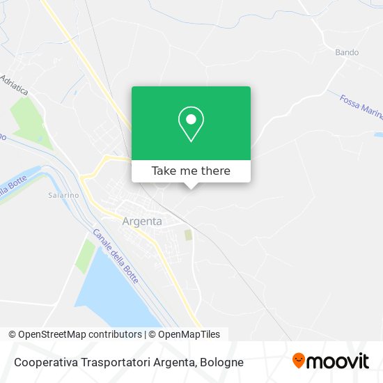 Cooperativa Trasportatori Argenta map