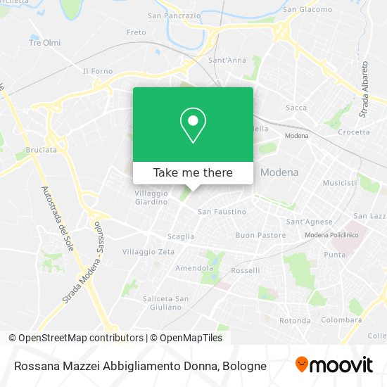 Rossana Mazzei Abbigliamento Donna map