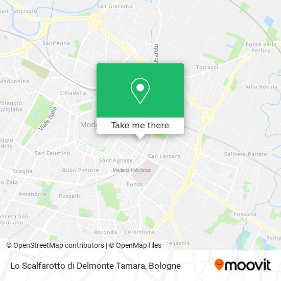 Lo Scalfarotto di Delmonte Tamara map