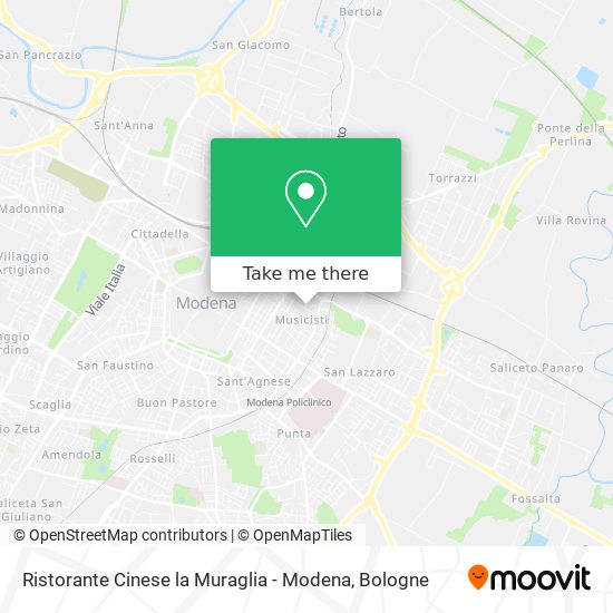 Ristorante Cinese la Muraglia - Modena map