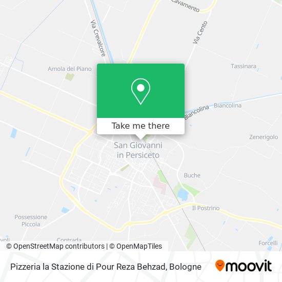 Pizzeria la Stazione di Pour Reza Behzad map