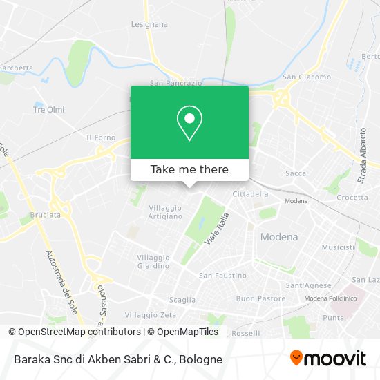 Baraka Snc di Akben Sabri & C. map