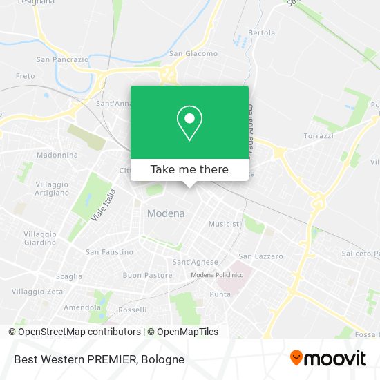 Best Western PREMIER map