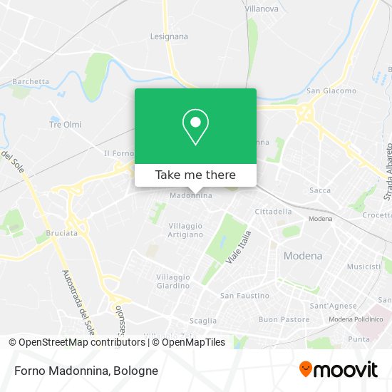 Forno Madonnina map