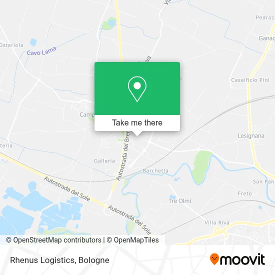 Rhenus Logistics map