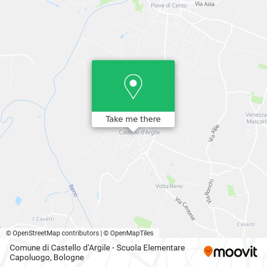 Comune di Castello d'Argile - Scuola Elementare Capoluogo map