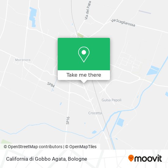 California di Gobbo Agata map
