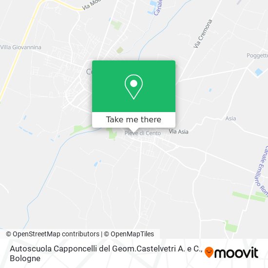 Autoscuola Capponcelli del Geom.Castelvetri A. e C. map