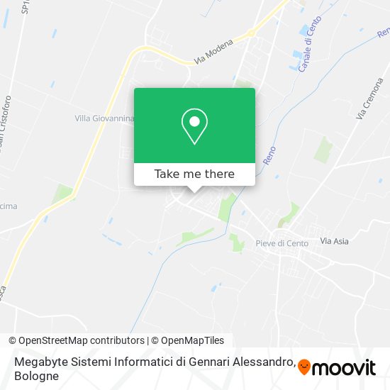 Megabyte Sistemi Informatici di Gennari Alessandro map