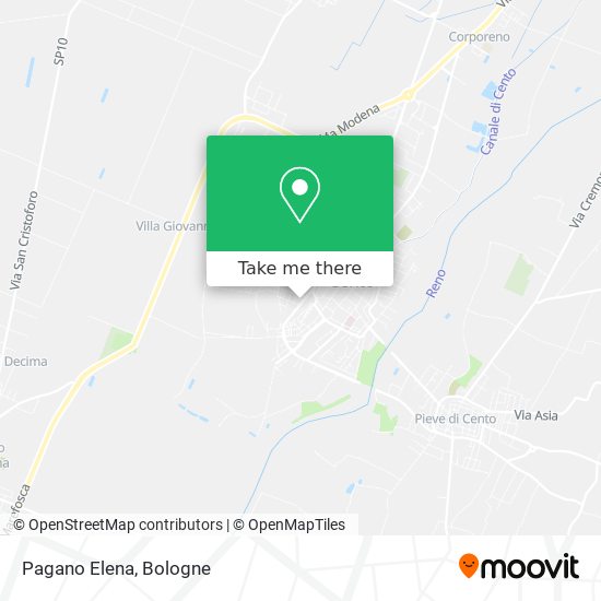 Pagano Elena map