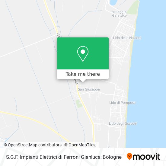 S.G.F. Impianti Elettrici di Ferroni Gianluca map