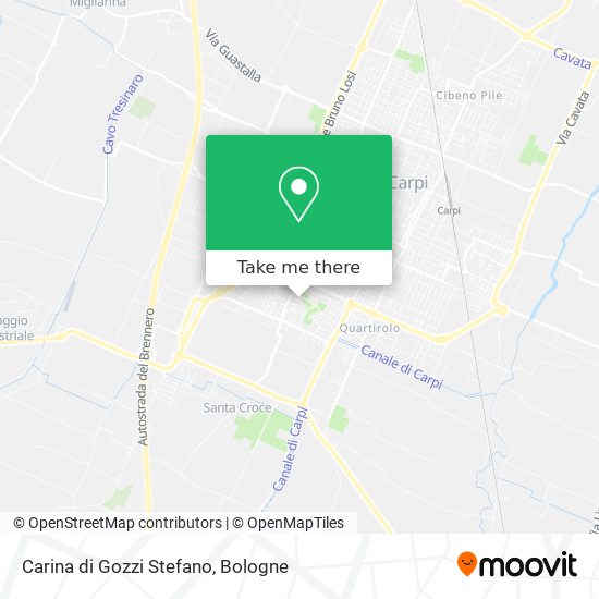 Carina di Gozzi Stefano map