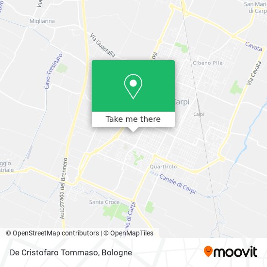 De Cristofaro Tommaso map
