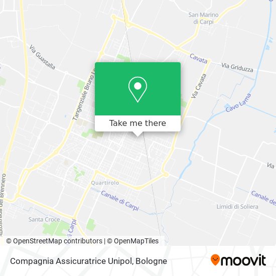 Compagnia Assicuratrice Unipol map