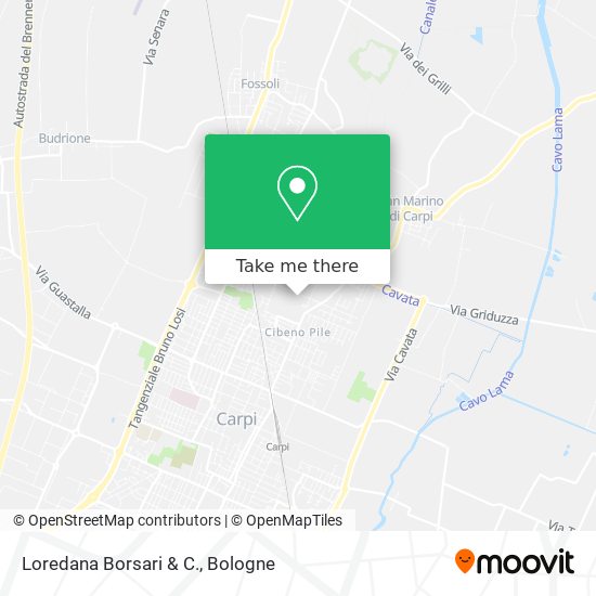 Loredana Borsari & C. map