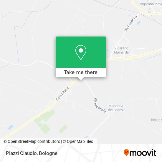 Piazzi Claudio map