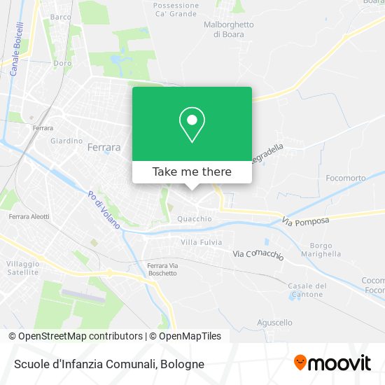 Scuole d'Infanzia Comunali map