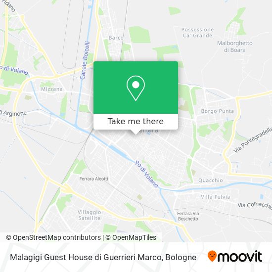 Malagigi Guest House di Guerrieri Marco map