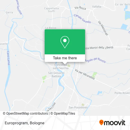 Europrogram map